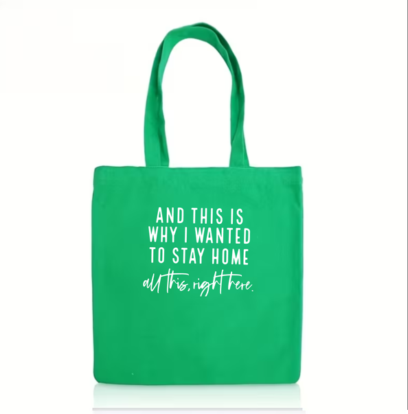The "Stay Home" Essential Tote Bag