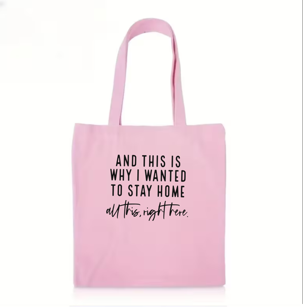 The "Stay Home" Essential Tote Bag