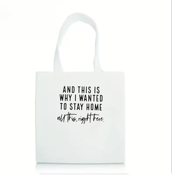 The "Stay Home" Essential Tote Bag