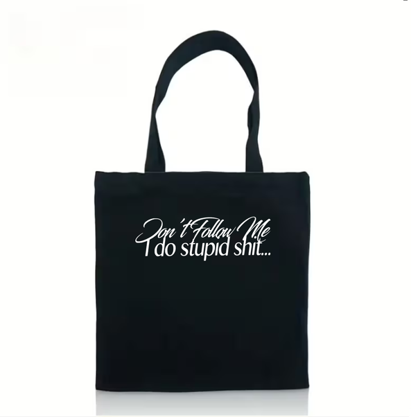 The "Don’t Follow Me" Bull Denim Tote