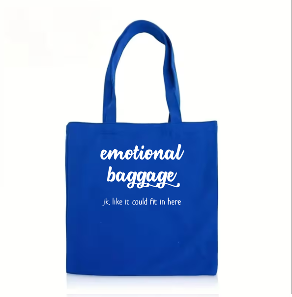 The "Emotional Baggage" Bull Denim Tote