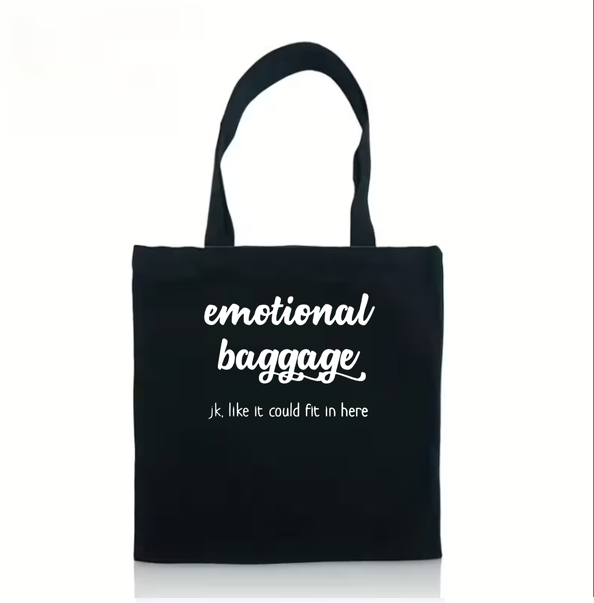 The "Emotional Baggage" Bull Denim Tote